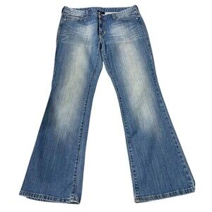 Levi’s 553 Mid Rise Bootcut Jeans Size 12 S/C Stretch Blue Denim